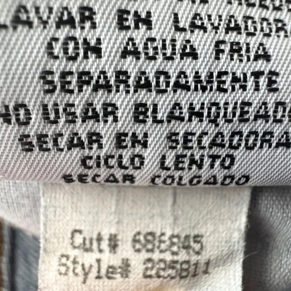 lei Jeans Vintage Y2K Bootcut Flare Juniors 5 Women's 28 100% Cotton Retro 90s - Picture 4 of 14